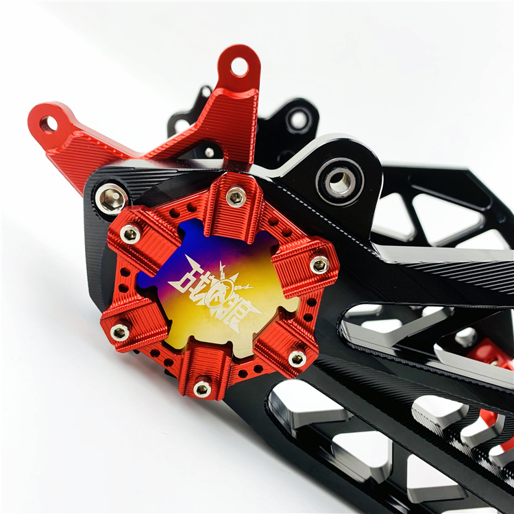 小牛莲花平叉n1s铝合金3d刀纹改装小龟ngtu1uuqi四代莲花黑红