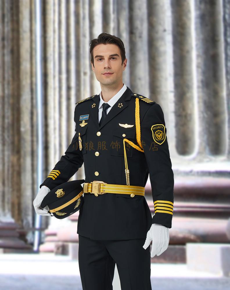 售楼处保安礼服新式白色保安工作服夏装短袖制服形象岗礼宾服春秋套装