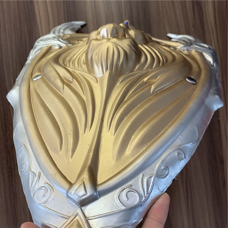 魔兽电影 狮王盾牌皇家雄狮之心盾 pu道具 魔兽世界周边玩具 狼牙棒