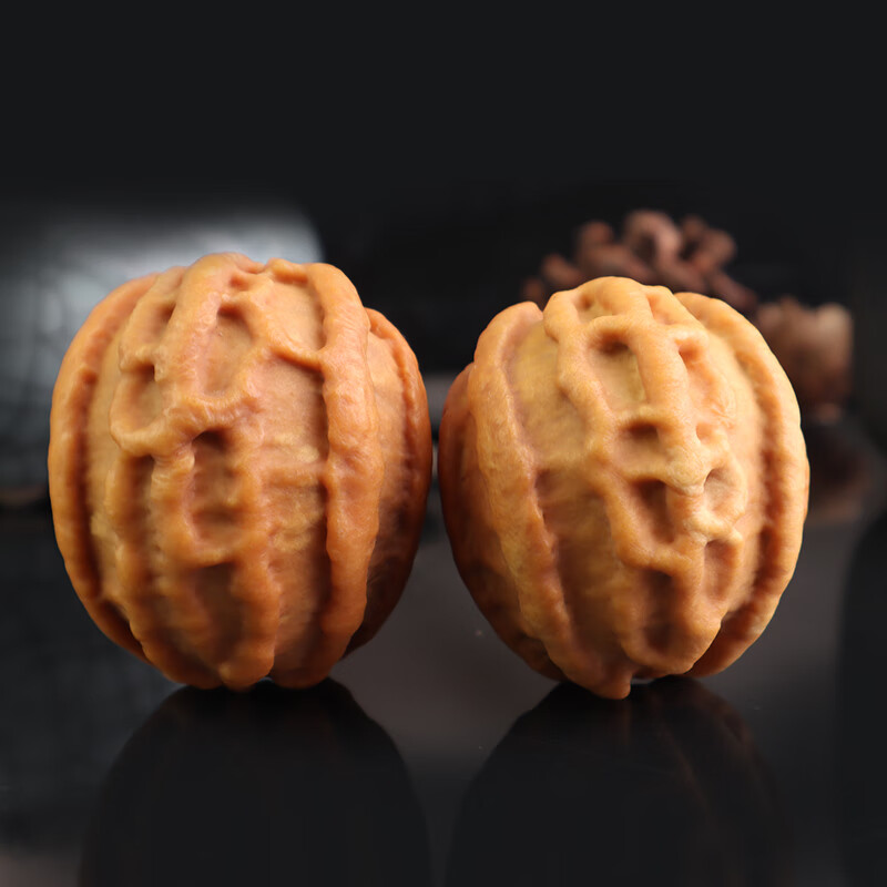 乾坤鬼脸文玩核桃文玩手球手把件特大斗战圣核男士盘玩把玩 精挑配对