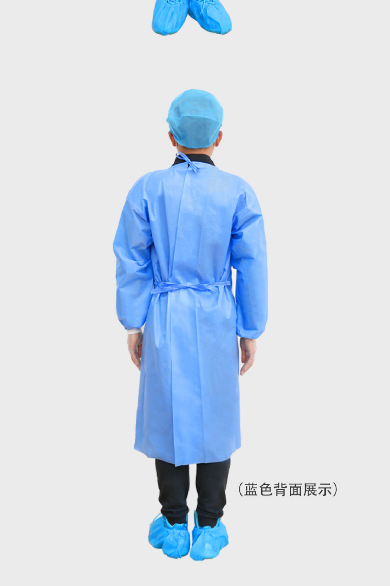 隔离衣一次性分体式反穿加厚防尘透气防护服医护手术隔离服 医用隔离