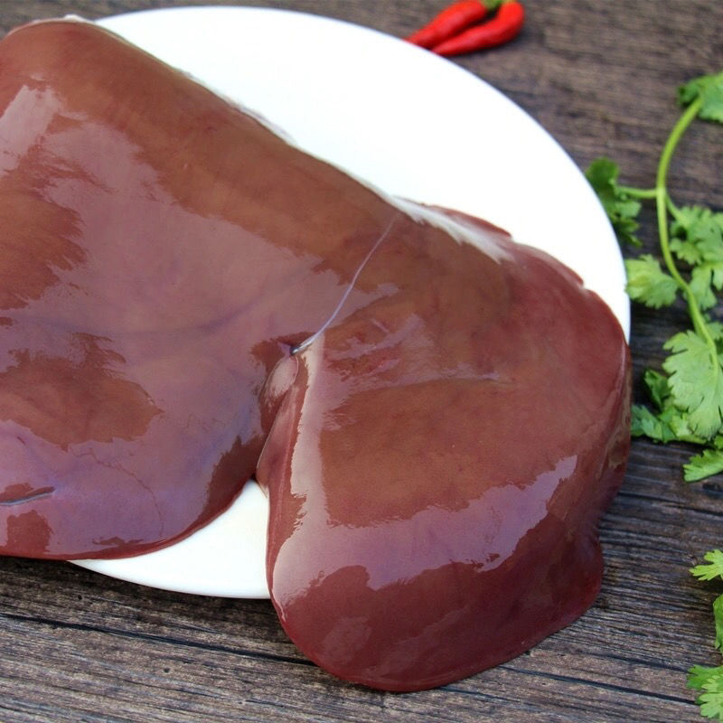 羊肝现杀新鲜散养冷冻羊肝生肝羊杂羊内脏羊下水商用批发清真 2斤新鲜