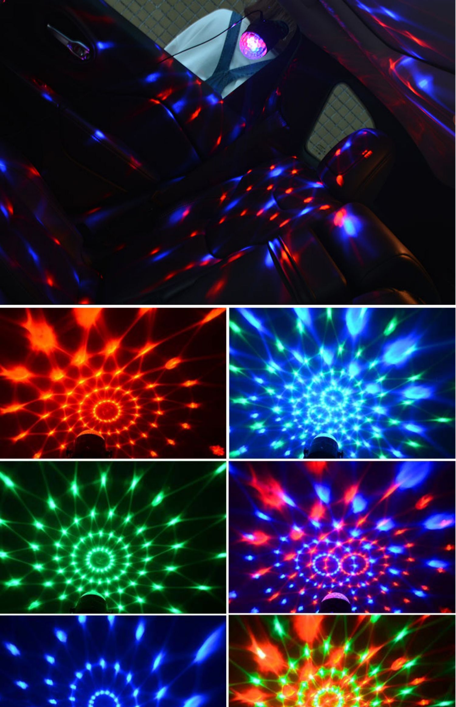 辉客映上 华为(huawei)通用 氛围灯气氛彩灯声控音乐节奏感应室内车