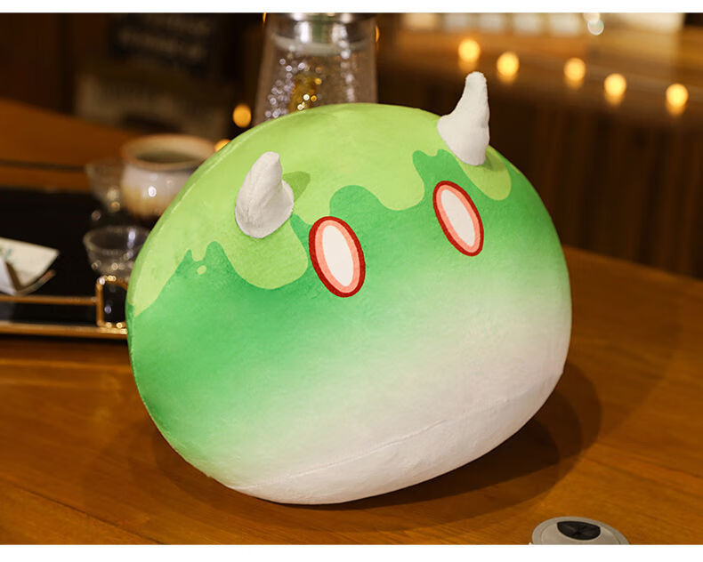 原神史莱姆抱枕团子二次元游戏玩偶动漫周边柔软舒适毛绒玩具男女生