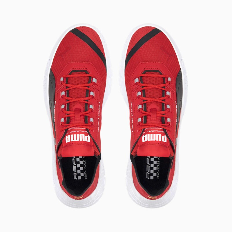 puma 彪马男鞋 法拉利联名男款赛车鞋 休闲运动鞋 红黑 339945_01 47