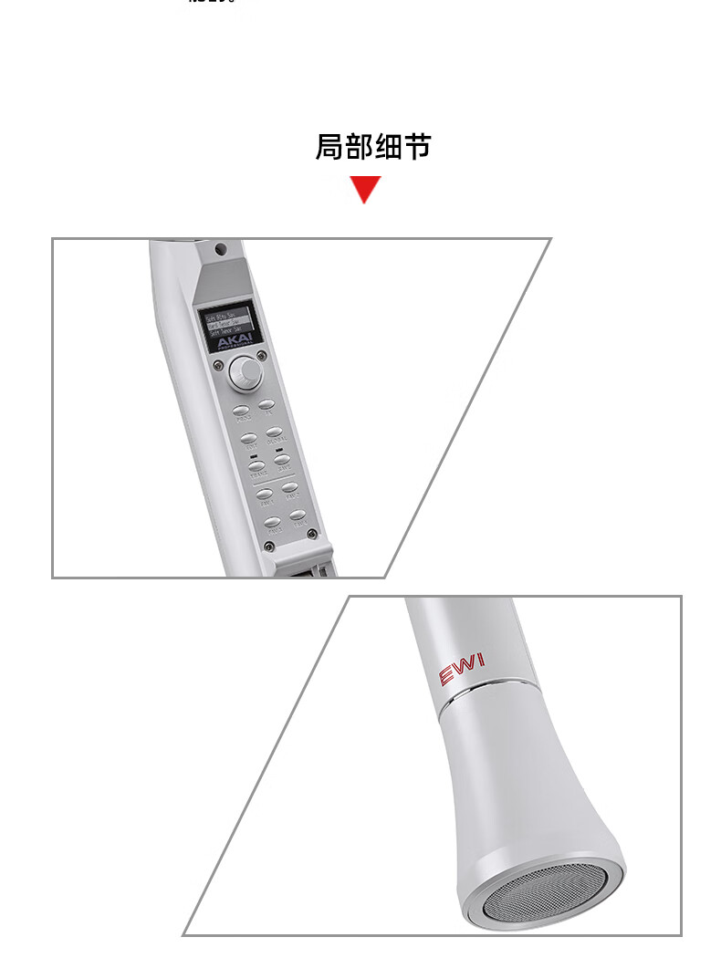电子吹管乐器老年人初学者笛子葫芦丝唢呐民乐定制款 雅佳solo-白色