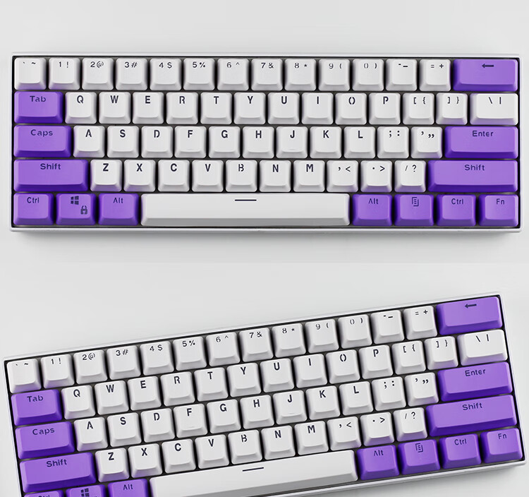 雷蛇gh60配列机械键盘pbt透光键帽60%键帽rk61/alt61/安妮/po dolch