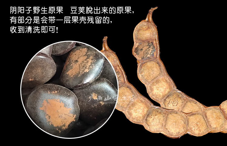 广西野生阴阳子250g肾果过江龙子木腰子泡酒料肾树宝榼藤子伊梵麦