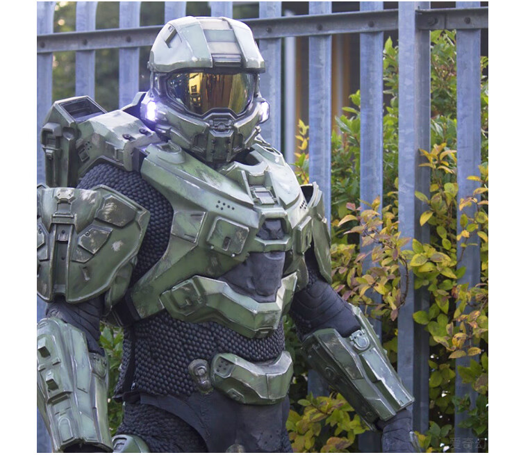 士官长盔甲可穿戴全身 光环4士官长1:1可穿戴头盔摆件全身盔甲手工eva