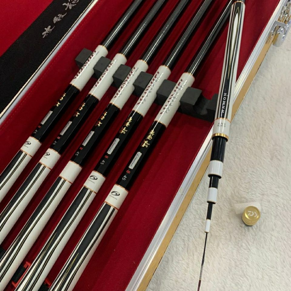 【大物克星】达瓦波纹极鱼竿新品达瓦波纹极28调5h碳素钓鱼竿手竿超轻