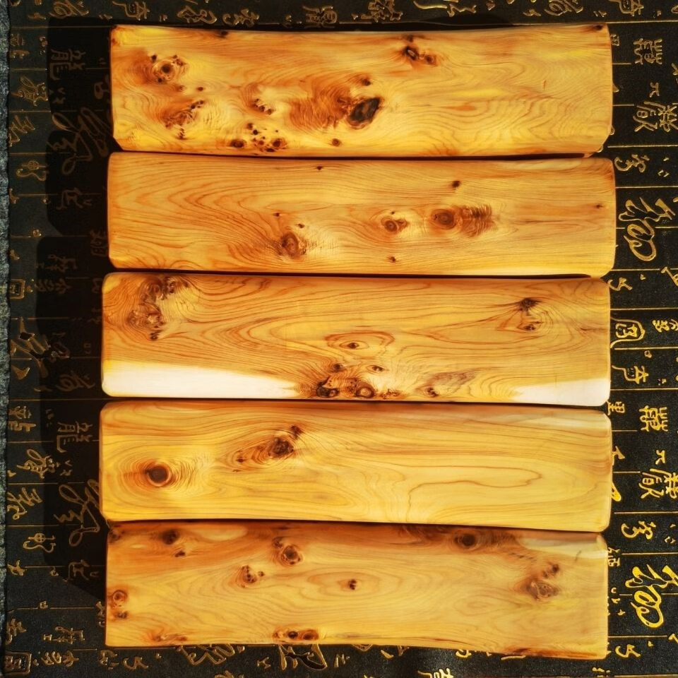 太行崖柏实木枕 太行崖柏枕头实木枕头颈椎枕颈椎玲珑款 瘤疤花款(长