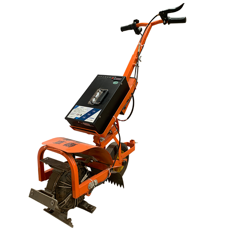 割草机充电式 手推式 电动除草机开沟机小型手推式电动锄草松土充电式
