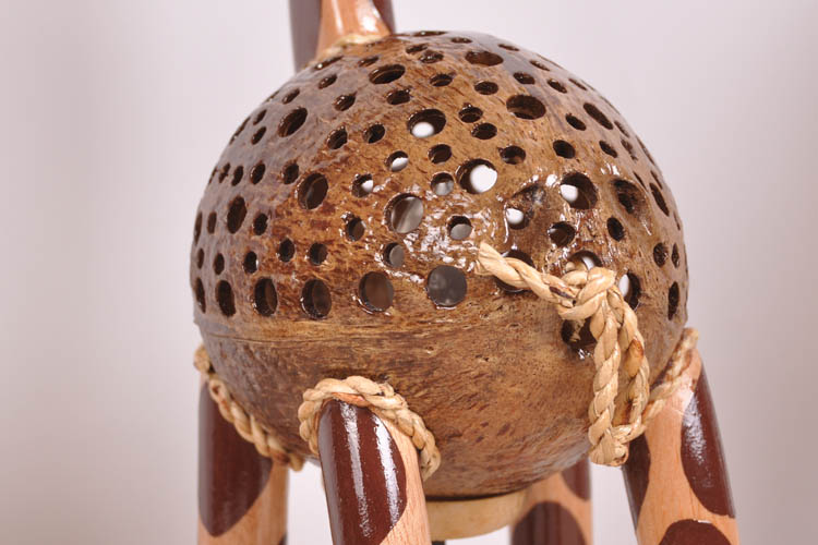 椰壳装饰台灯椰子壳镂空氛围灯东南亚风格桌灯卧室创意床头灯一号按钮