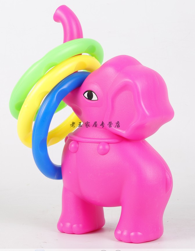 华洛芙 商品名称:幼儿园投掷玩具促进手部灵活性大象长颈鹿套圈圈儿童