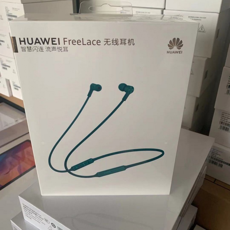 华为(huawei)全新freelace无线蓝牙耳机降噪通话运动耳机防水挂脖耳机