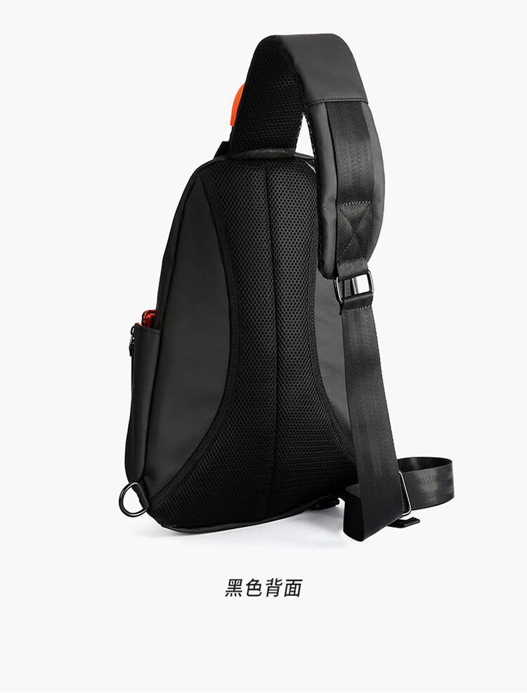 sir机能斜挎包男士2022新款时尚大容量单肩包摩托车机车背包潮牌胸包