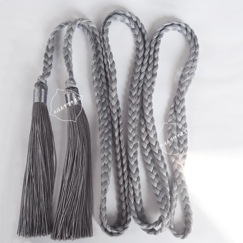 禁步腰带 长米宫绦中国风腰带流苏棉线绳古风古装汉服腰绳裙子腰带 1.