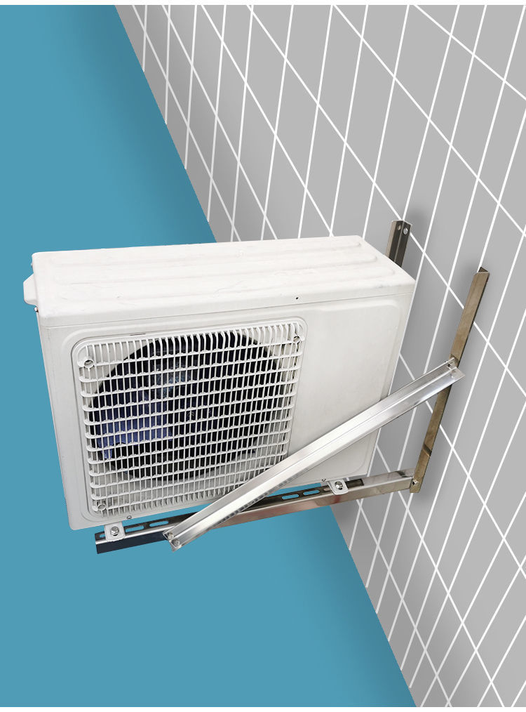 顶牛不锈钢空调外机侧装支架子加长加厚特殊安装吊架1p15p2p3p201材质