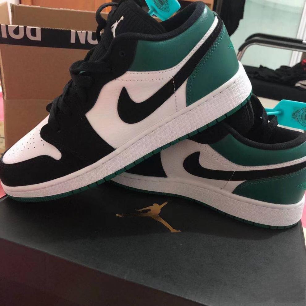 aj男女鞋旗舰官官方新同款女鞋低帮鞋日系男鞋学生 aj低帮蓝白午夜 偏