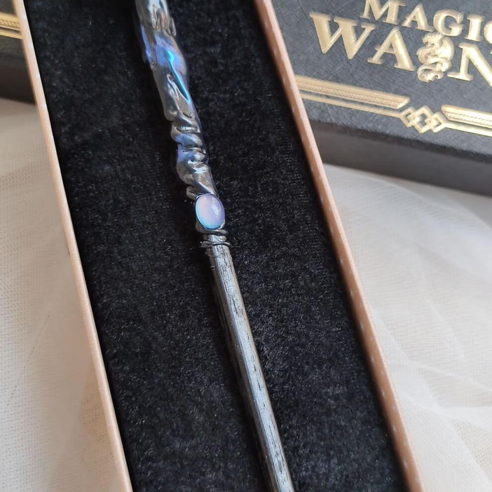 哈利波特拉文克劳魔法棒水晶魔杖接定制巫师cos 礼盒【没有魔杖】