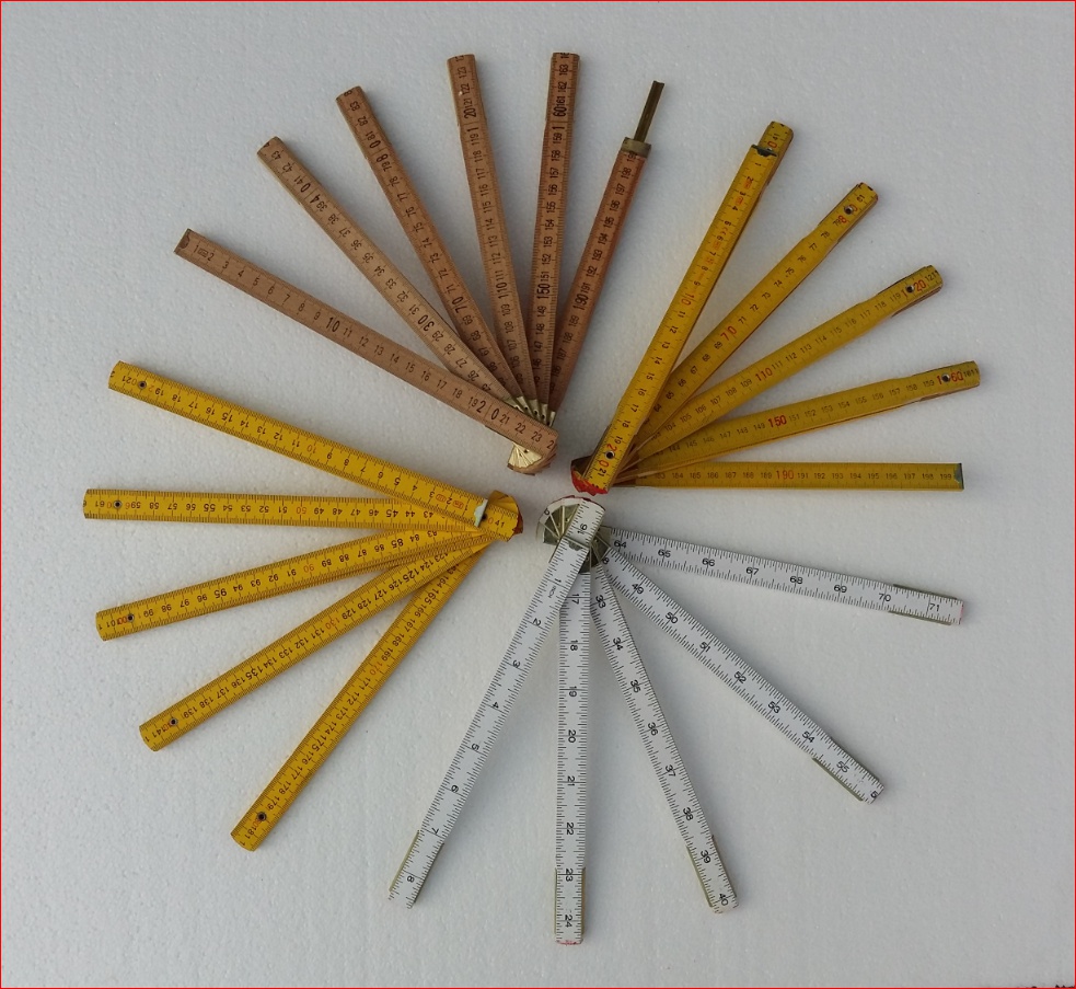 定制木折尺1米2米 木尺子 木制折叠尺 测量尺 榉木荷木桦木木工尺 1米