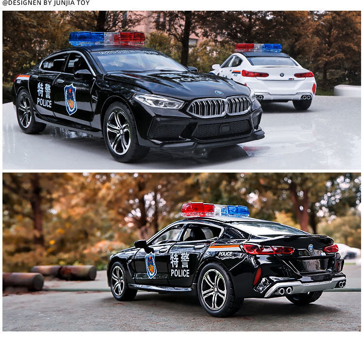车门4开 合金带灯光奥迪a8警车模型【图片 价格 品牌 报价】-京东