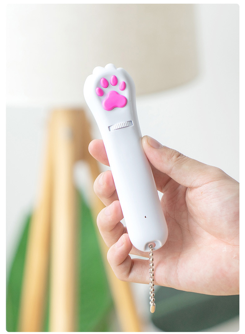 猫咪激光逗猫棒灯激光笔逗猫激笔光充电猫玩具自嗨解闷 不可充电 紫