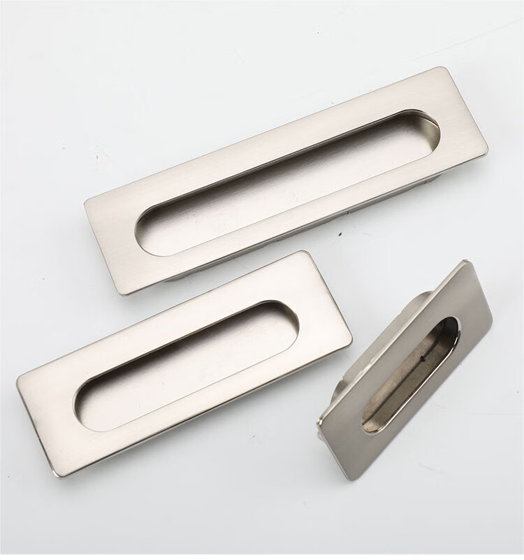 嵌入式拉手 黑色内嵌嵌入式橱柜抽屉拉手柜子移门暗装把手衣柜榻榻米