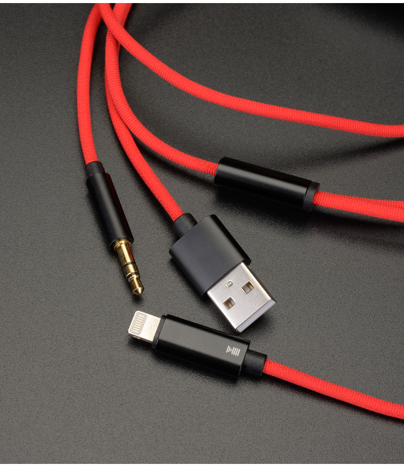 适用苹果车载aux音频线车用苹果7音频连接线aus线8plus车载音响线