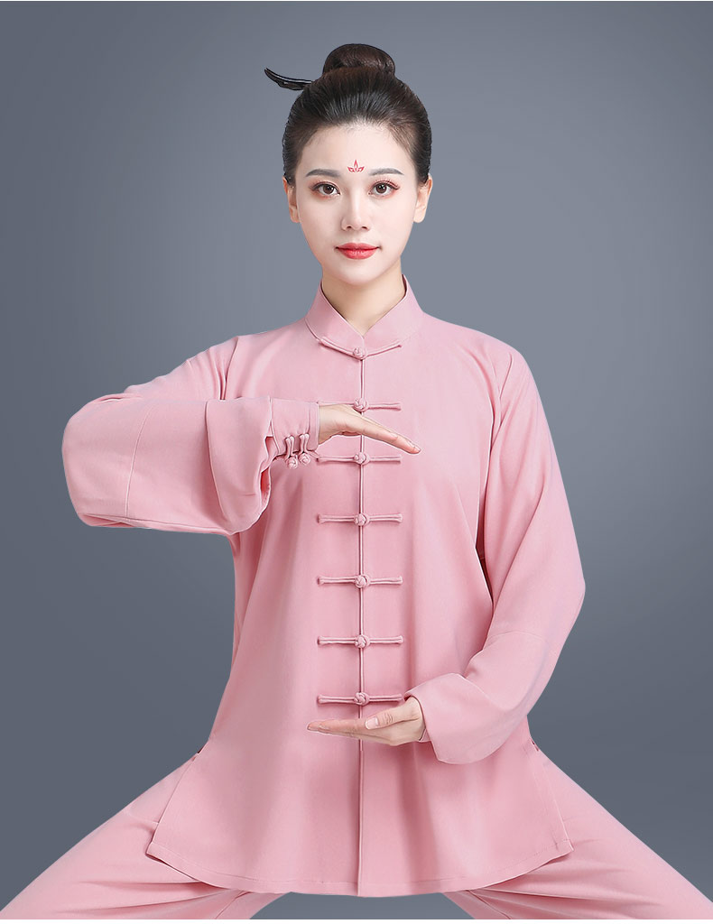 山人运动太极服女夏装透气款高端女式太极服春秋新款太极拳服比赛服装