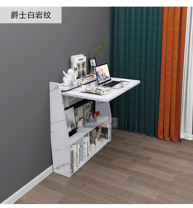 折叠书桌挂墙壁挂书桌壁挂式折叠书桌壁挂式可折叠桌落地靠墙窄现代