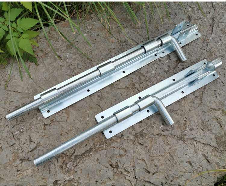 加粗加厚大铁门地插销门栓地栓焊接落地插销排销横插销铁艺门插销500