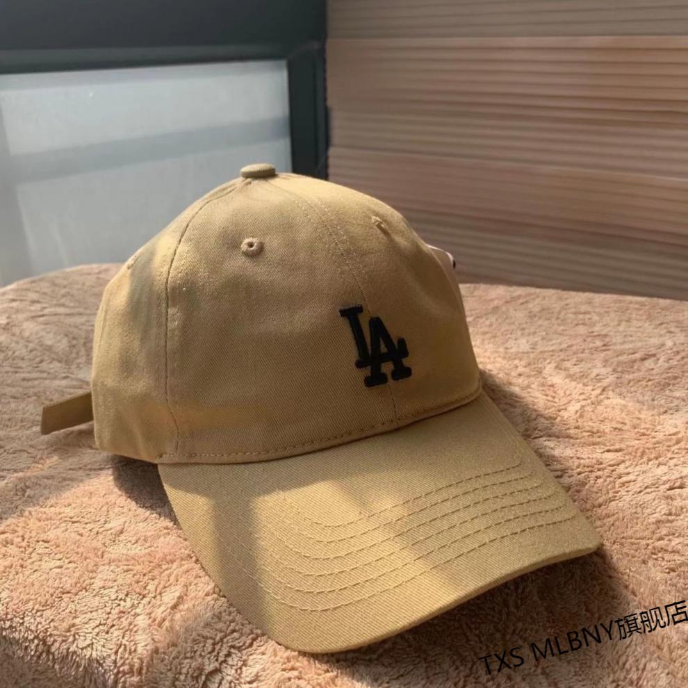 ny帽子韩国潮流棒球帽软顶小标复古街头风男女刺绣防晒弯檐鸭舌帽