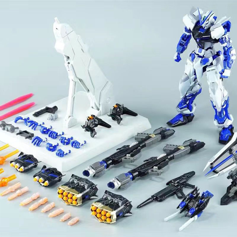 顺丰 大班模型 mg1:100 mb蓝异端 配地台配蓝水贴 纸质说明书 mb蓝
