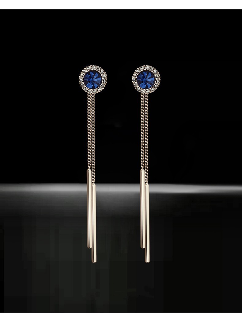 chormkewon奢侈品耳环女复古流苏耳线韩版耳钉气质长款时尚个性耳坠