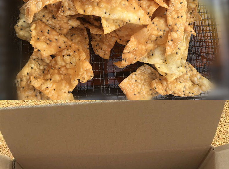 麻叶子安徽阜阳特产手工焦叶子香油炸粗细芝麻零食山东咸香馓子1斤