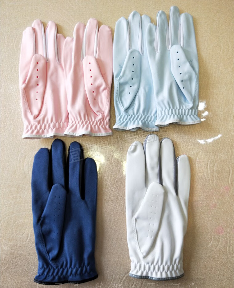 golf超纤布手套 男女款高尔夫布手套 耐磨透气golf练习手套 女款左右