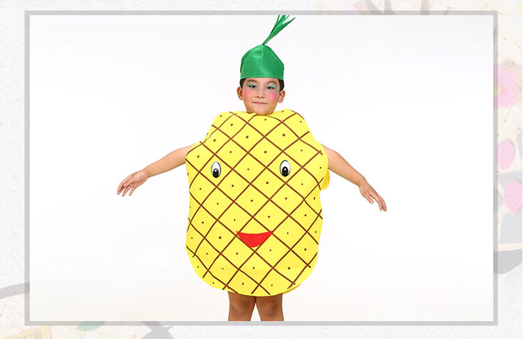 儿童时装秀环保服装diy水果服西瓜 蔬菜演出服幼儿园手工制作材料