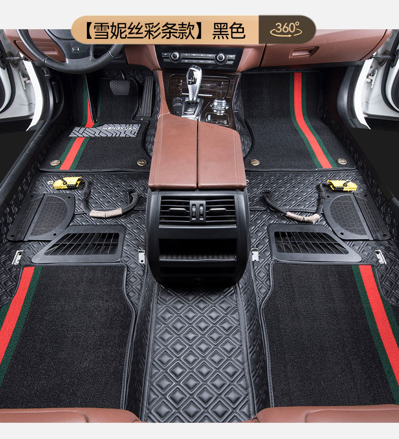 360航空软包脚垫全包围适用于特斯拉model 3 model y model s x专用