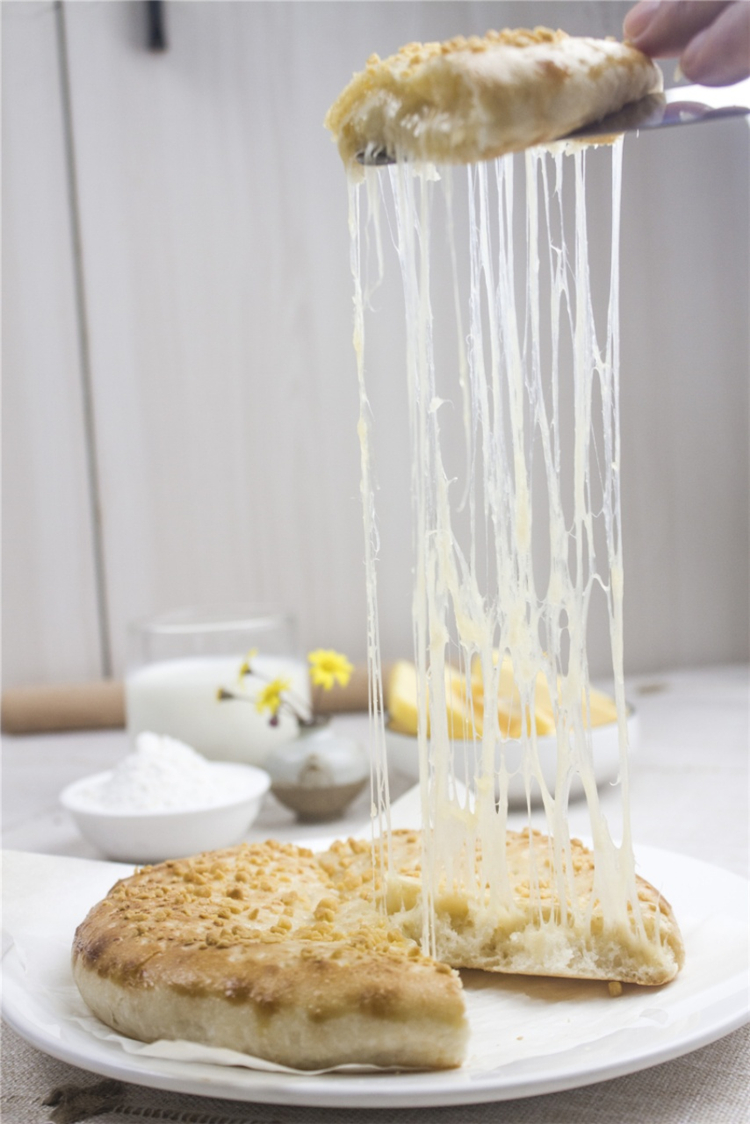 拔丝奶酪饼甜心流爆浆拉丝蒙古原味抹茶可可半成品马苏里拉芝士饼