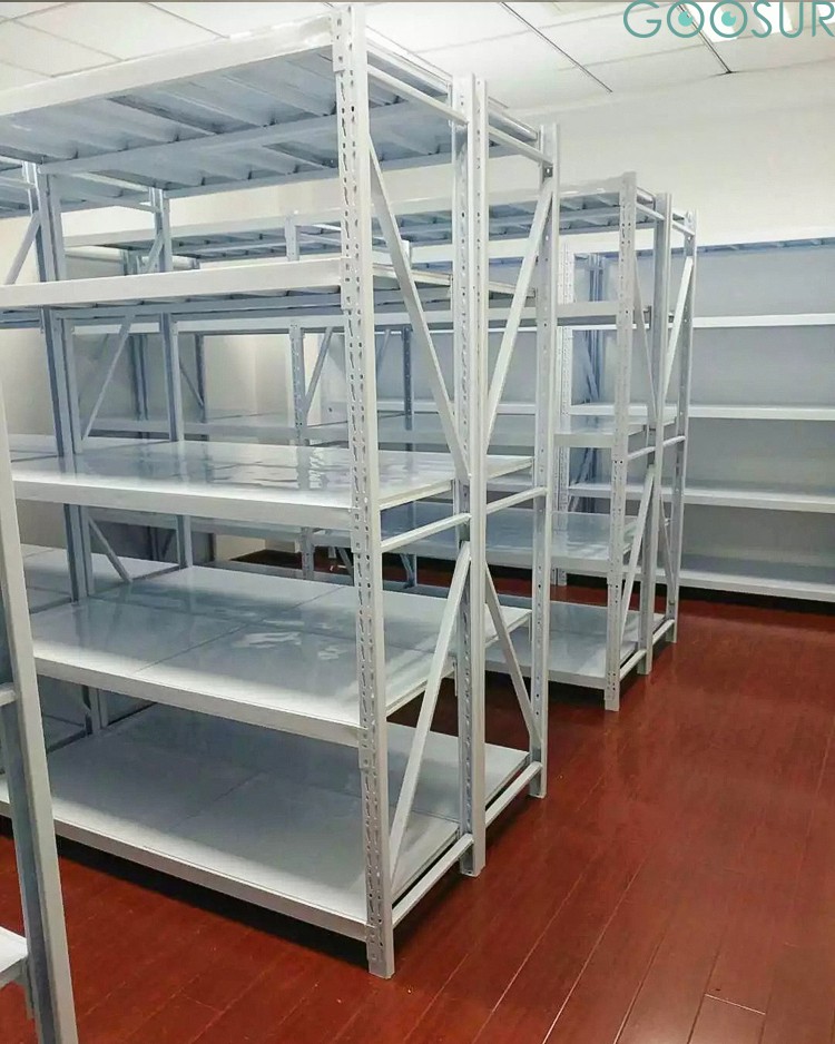 墨绩 地下室置物架储物架储藏间中型货架轻中重型仓储货架库房超市