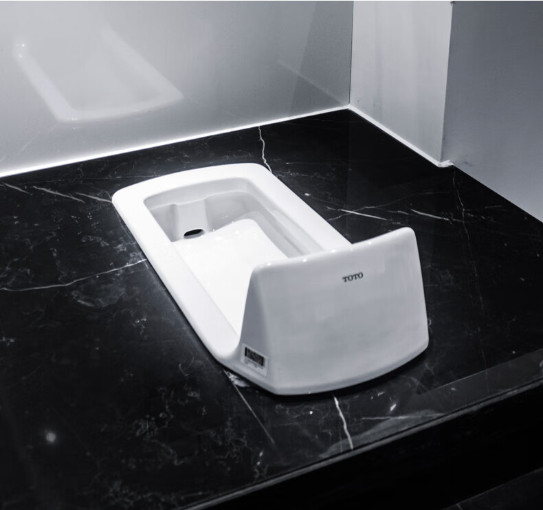 toto蹲便器 大便器 大便池带前挡板cw7rb/fvb公共厕所蹲坑昊天指 cw
