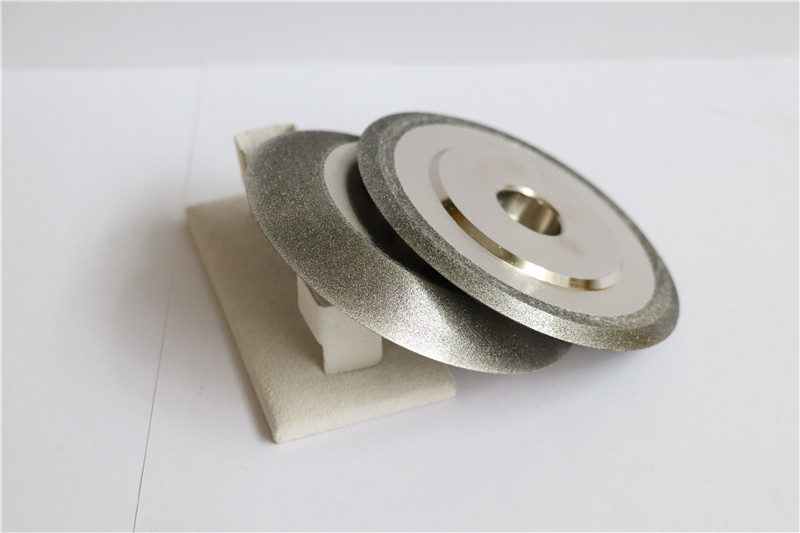 金刚电镀金刚石单斜边双斜边砂轮碳纤维陶瓷开槽锯片螺纹砂轮 cbn100d