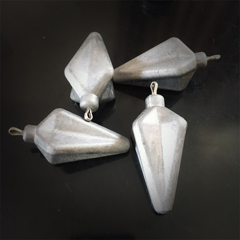 铅坠防挂底沙滩远投滩钓海钓挂环棱形铅坠菱形四角带环陀铅坠防挂底