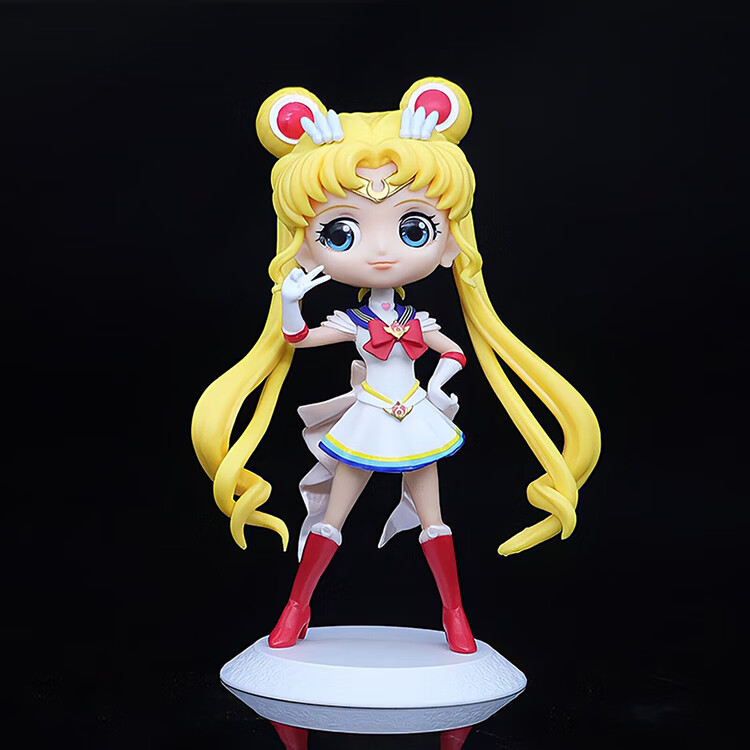 【官方直售】美少女战士手办q版月野兔水冰月婚纱公仔女生日礼物模型