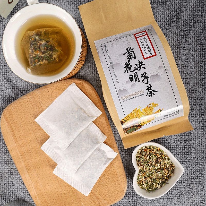 菊花枸杞决明子茶茶包去明目茶金银花熬夜男女茶崇妙 菊花决明子茶
