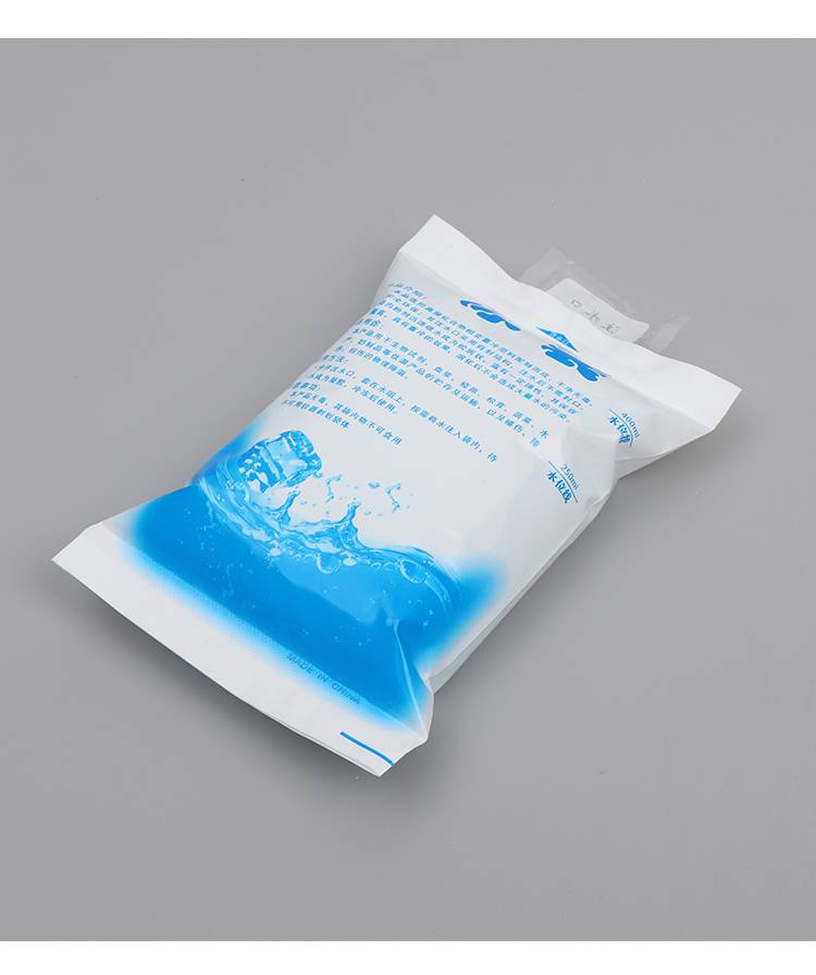 注水冰袋快递专用冷冻保鲜冷藏反复使用一次性加厚航空食品 浅黄色