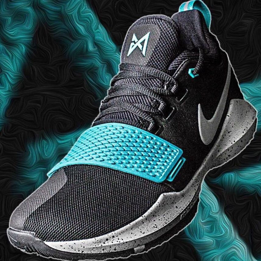 pg1纯原保罗乔治1代球鞋前后掌气垫 贝多芬 断勾 水母实战篮球鞋