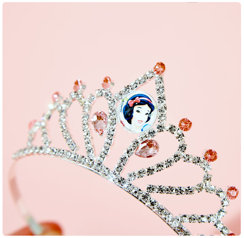迪士尼disney儿童大皇冠头饰艾莎公主发饰可爱女童发箍饰品冰雪奇缘