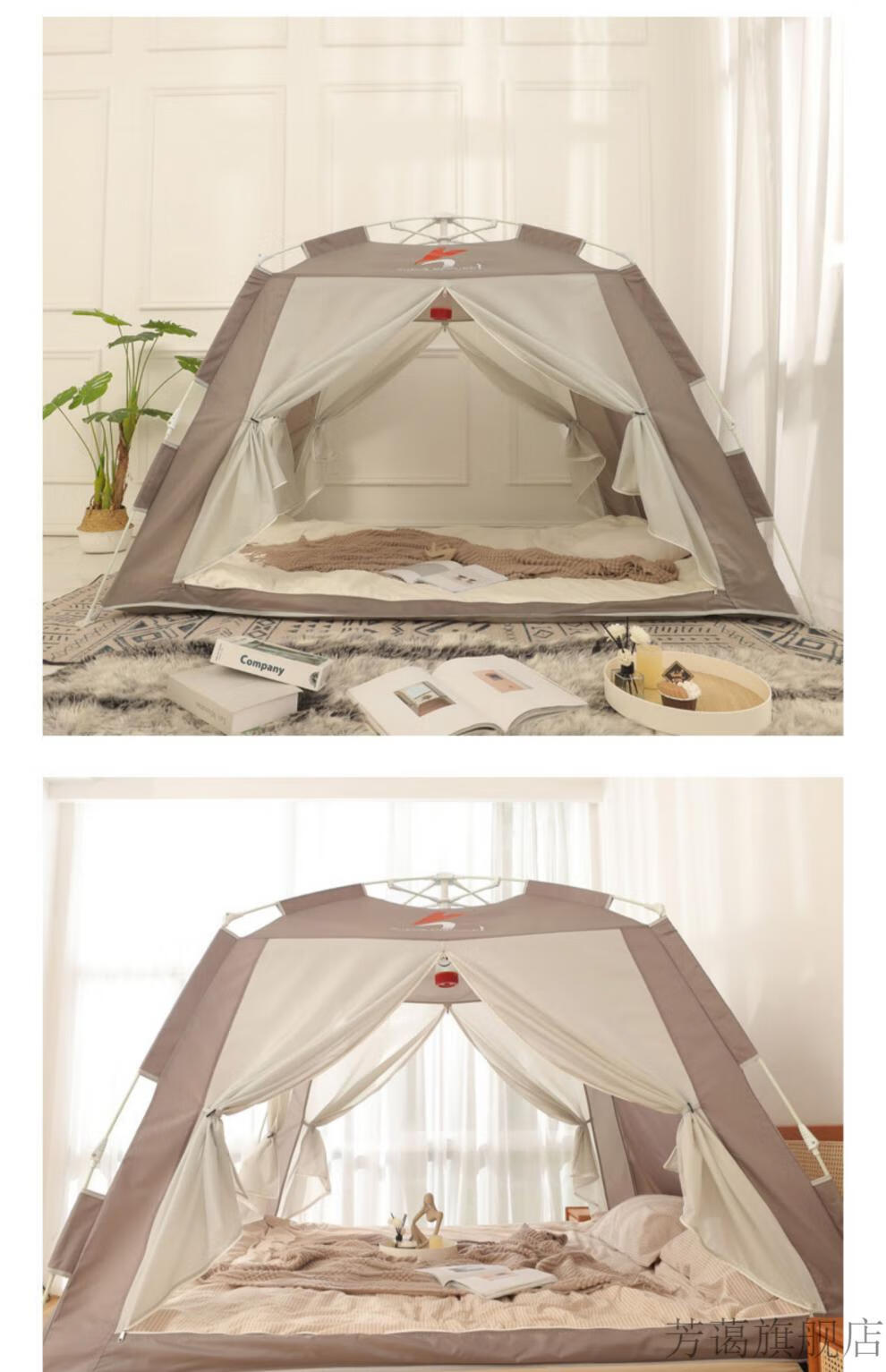 双人床防蚊帐篷床上房间室内帐篷大人可睡觉单人防蚊家庭家用成人